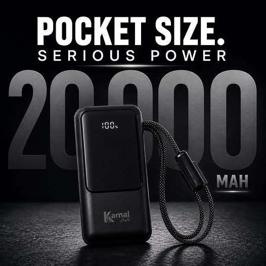 The Kamal KPB24 20,000mAh Hajj & Umrah Special Power Bank – Fast Charging