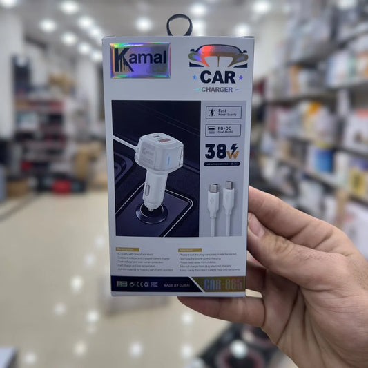 1 year Warranty Kamal 38w Car Charger 865