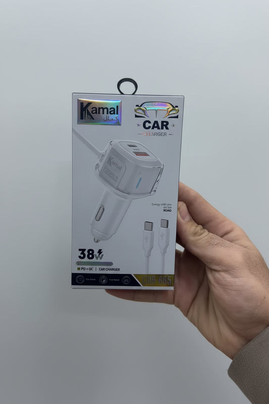 1 year Warranty Kamal 38w Car Charger 865