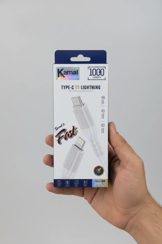 Kamal Type-C to Lightning Data Cable PD3