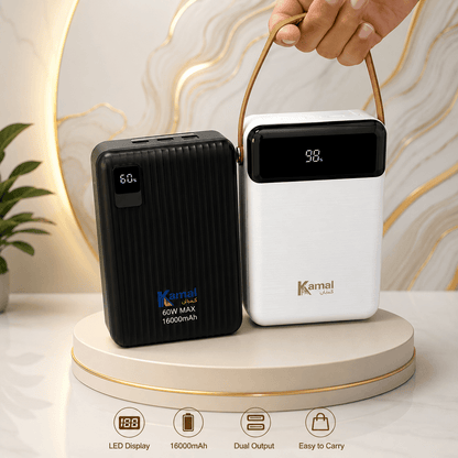 KAMAL LOT Imported KPB0161 - 160 160000mAh Power Bank | 60w 22.5W PD Super Fast Charging