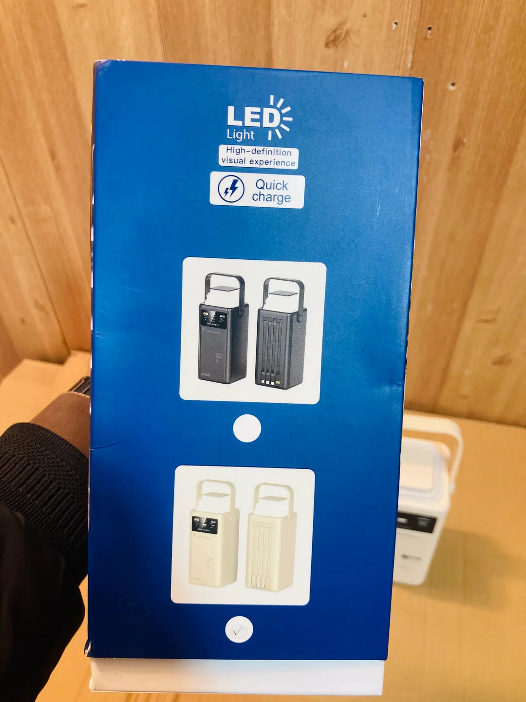 180w PD Fast 60w Kamal Power Bank K131 (130000mAh, Black/White)