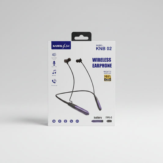 Kamal 5.4 Bluetooth Wireless Neckband - Earphones KNB02