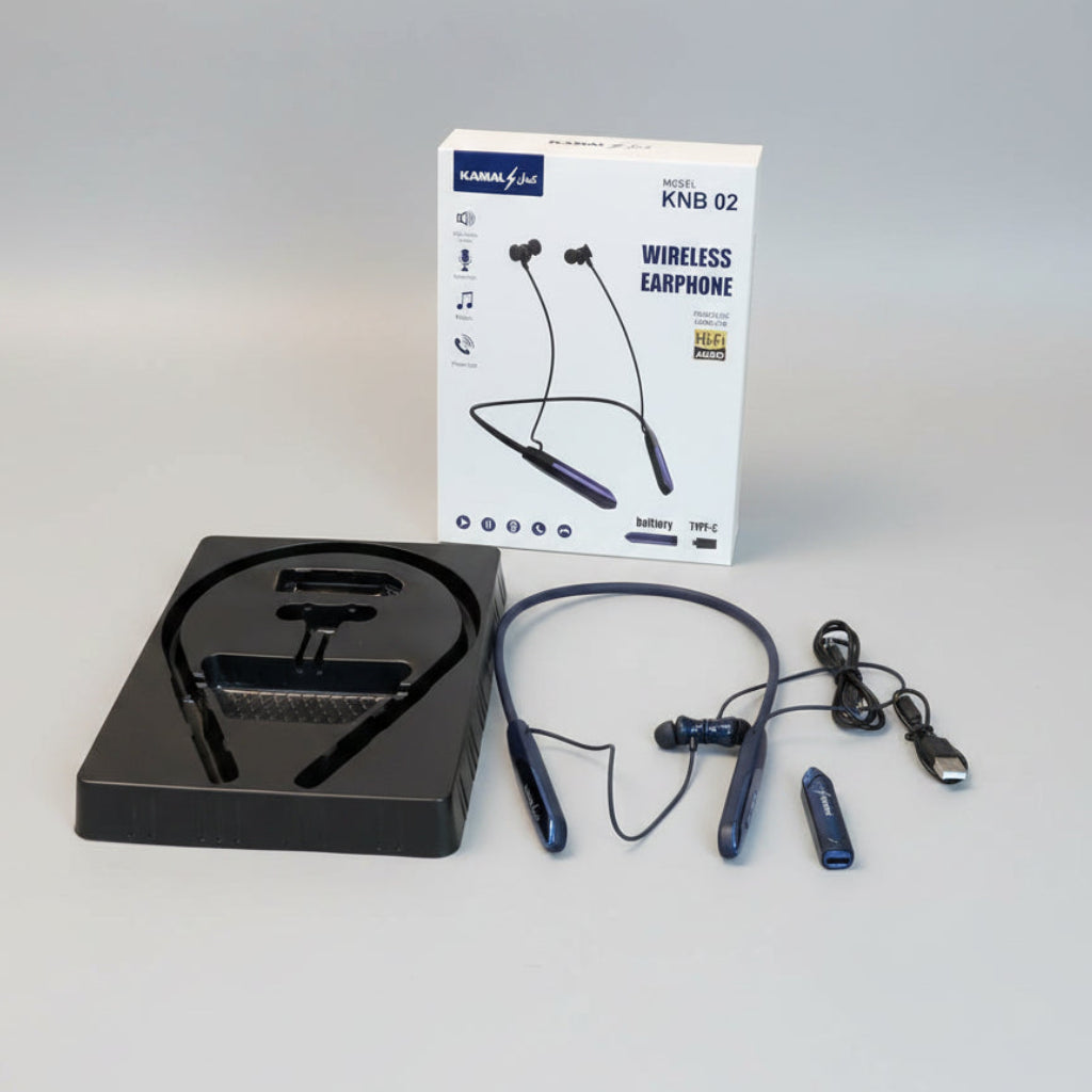 Kamal 5.4 Bluetooth Wireless Neckband - Earphones KNB02