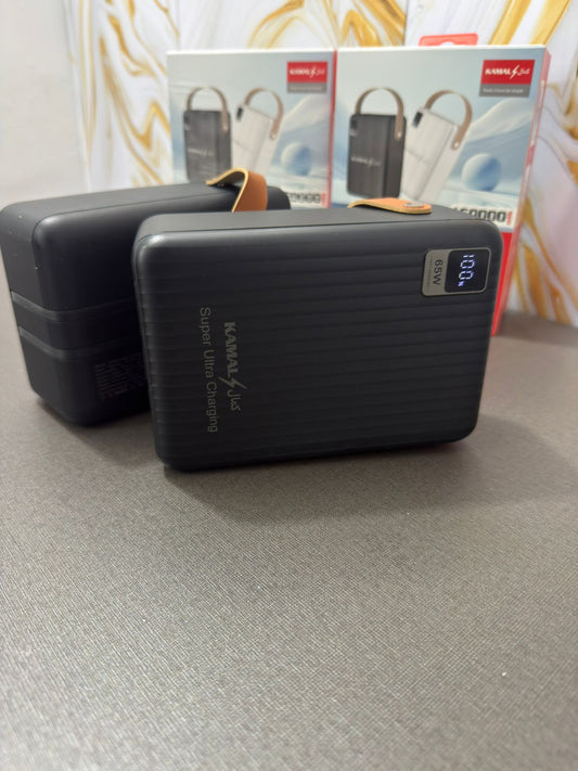 KAMAL K160 88W Super Fast Charging Power Bank – Massive 160000mAh Made in Dubai