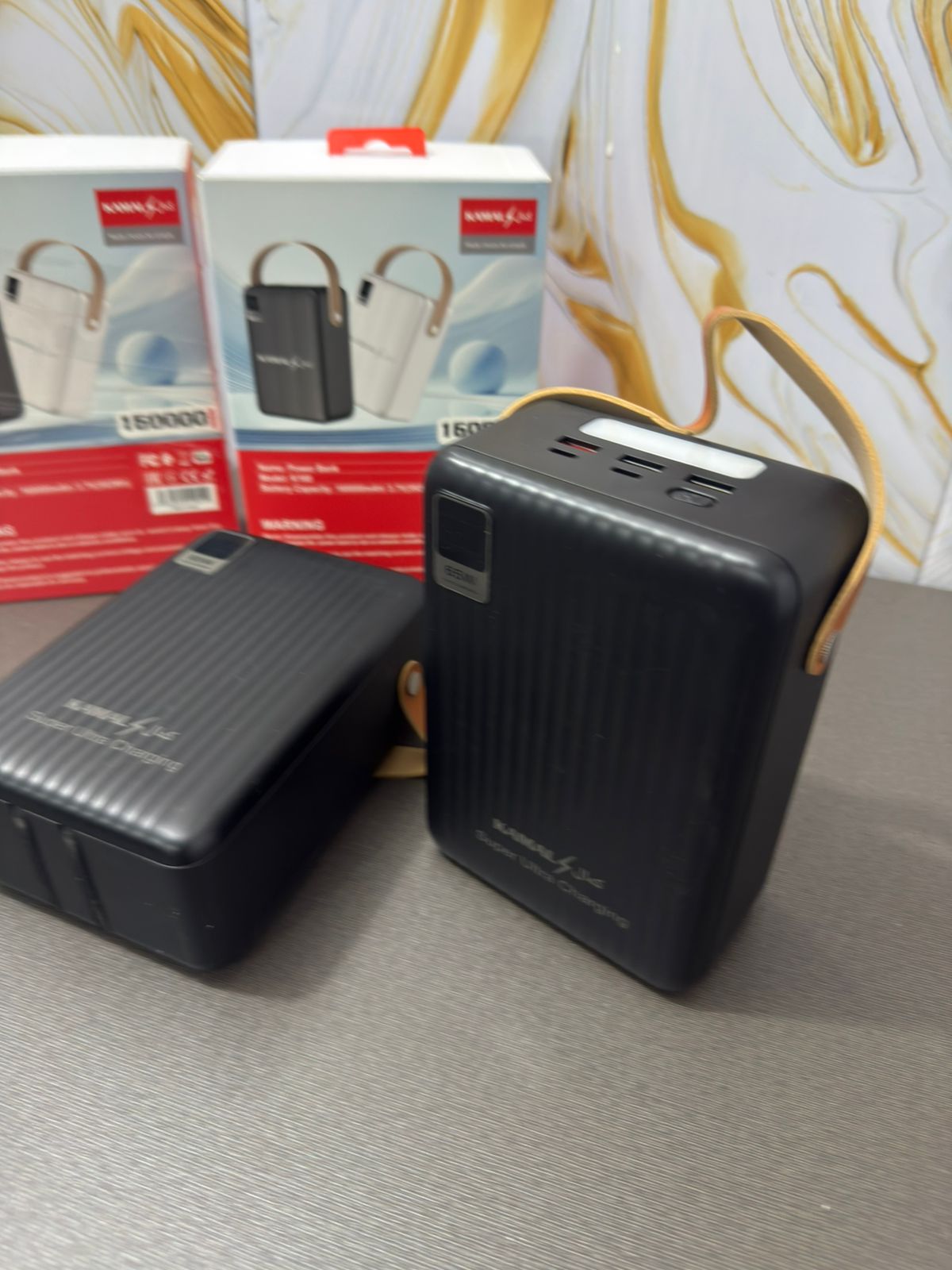 KAMAL K160 60W Super Fast Charging Power Bank – Massive 160000mAh Made in Dubai