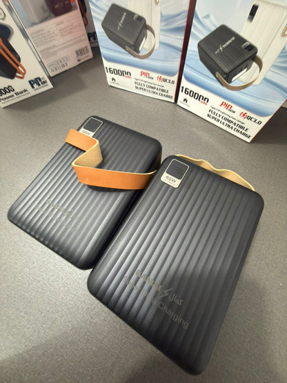 KAMAL K160 60W Super Fast Charging Power Bank – Massive 160000mAh Made in Dubai