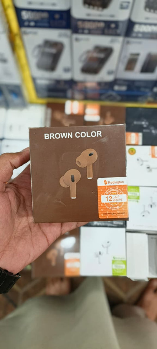 Brown Color Wireless Airpods HD Base
