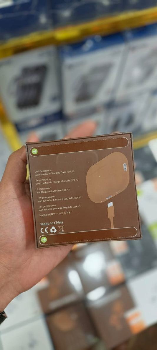 Brown Color Wireless Airpods HD Base