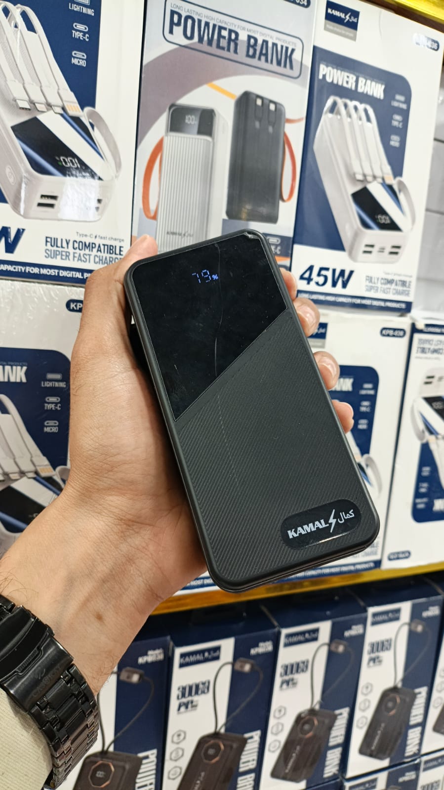 45w new Design Multi Cables Fastest powerbank