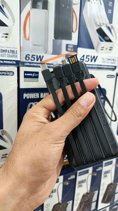 45w new Design Multi Cables Fastest powerbank