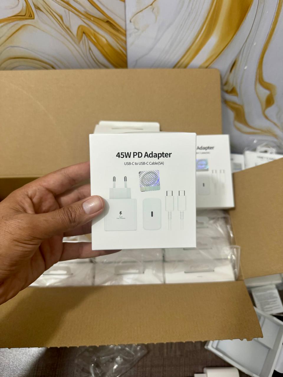 The 45W Super Fast Charger 2.0 with 5A USB-C cable