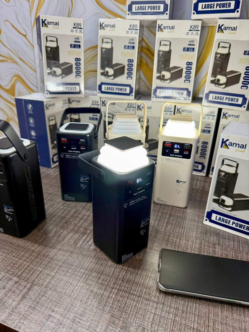 The Titan 80K Full Lithium Ultra-High Capacity 65W Fast Powerbank