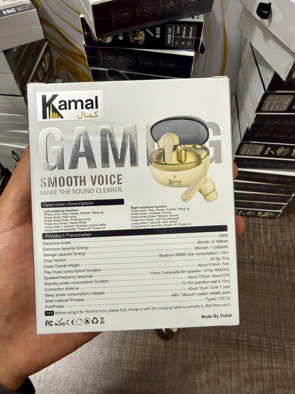 (Touch Camera) Kamal K950 Next-Level Gaming Earbuds – ZERO PAIN