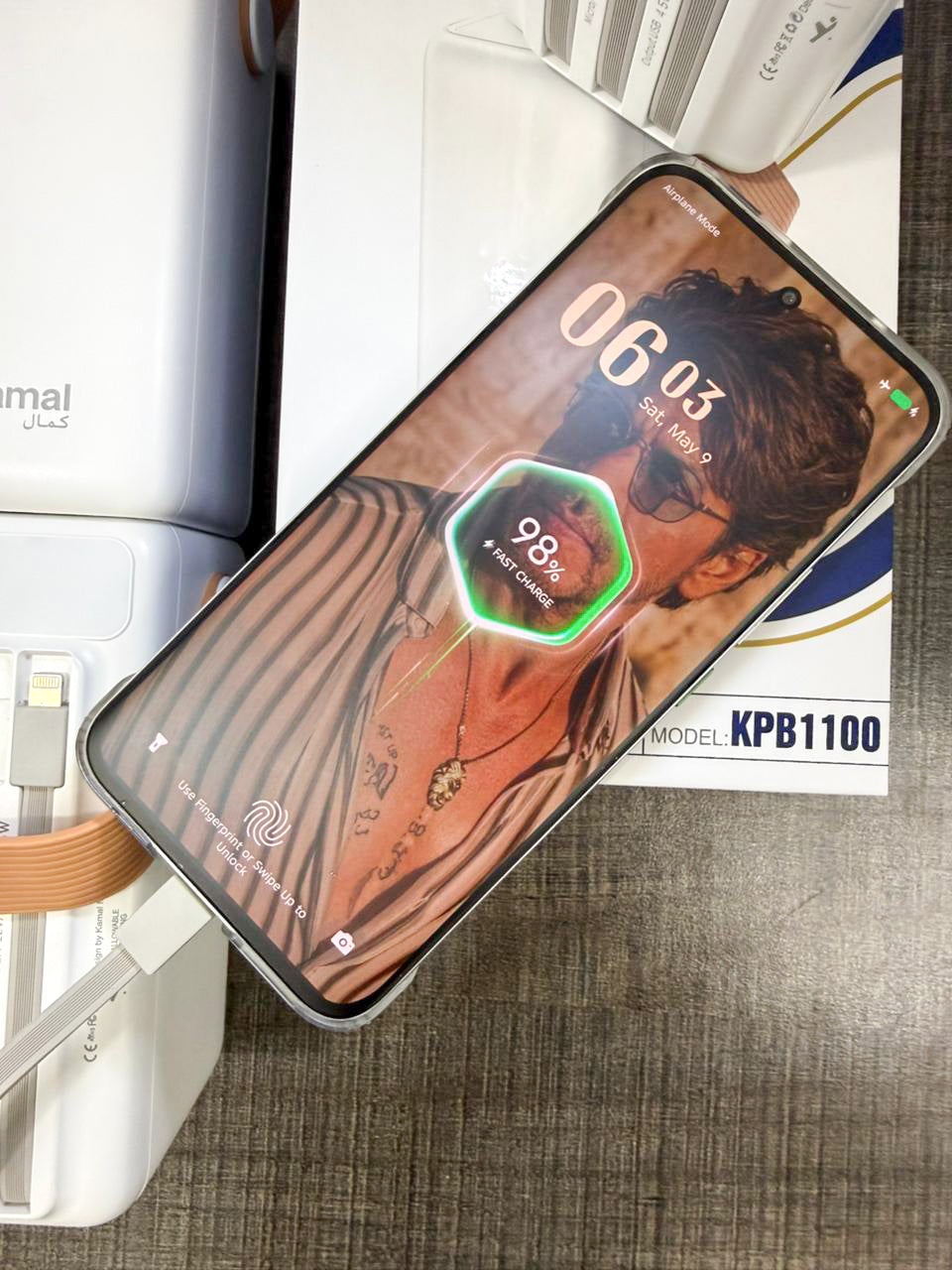 Full Lithuim Battery Kamal 1 Lac mAh Power Bank – Fast Charging 4-in-1 PD & USB-C