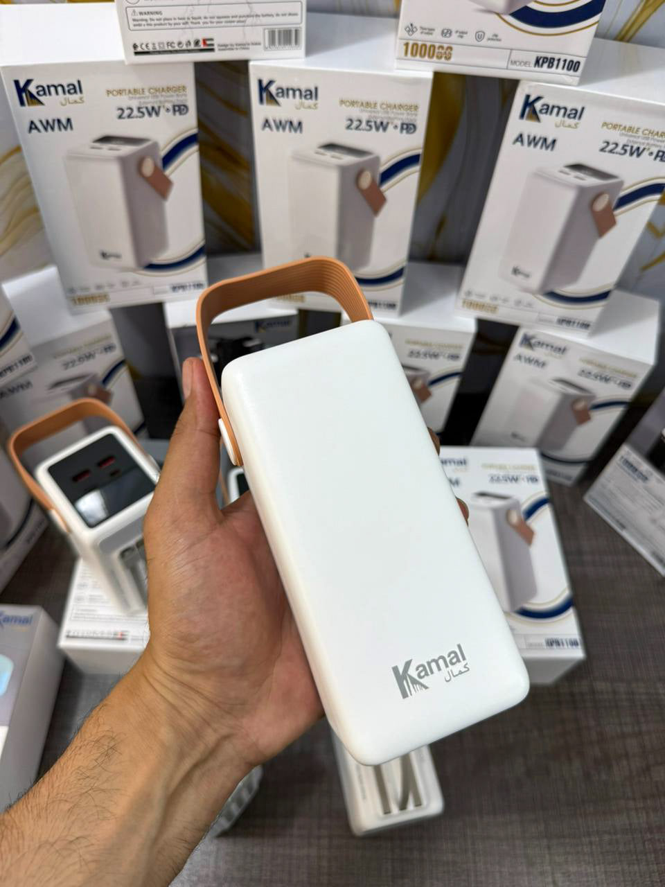 Full Lithuim Battery Kamal 1 Lac mAh Power Bank – Fast Charging 4-in-1 PD & USB-C