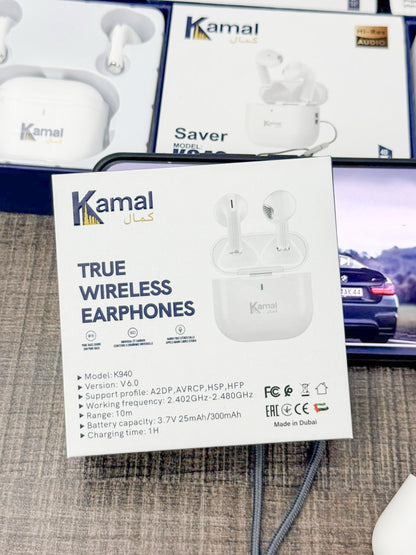 Quality Product Kamal Saver K940 Wireless Earbuds! 40 Hours Battery