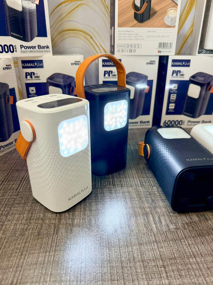 100W Kamal KPB061 Power 60000Mah For Laptop + Mobile Fast Charging