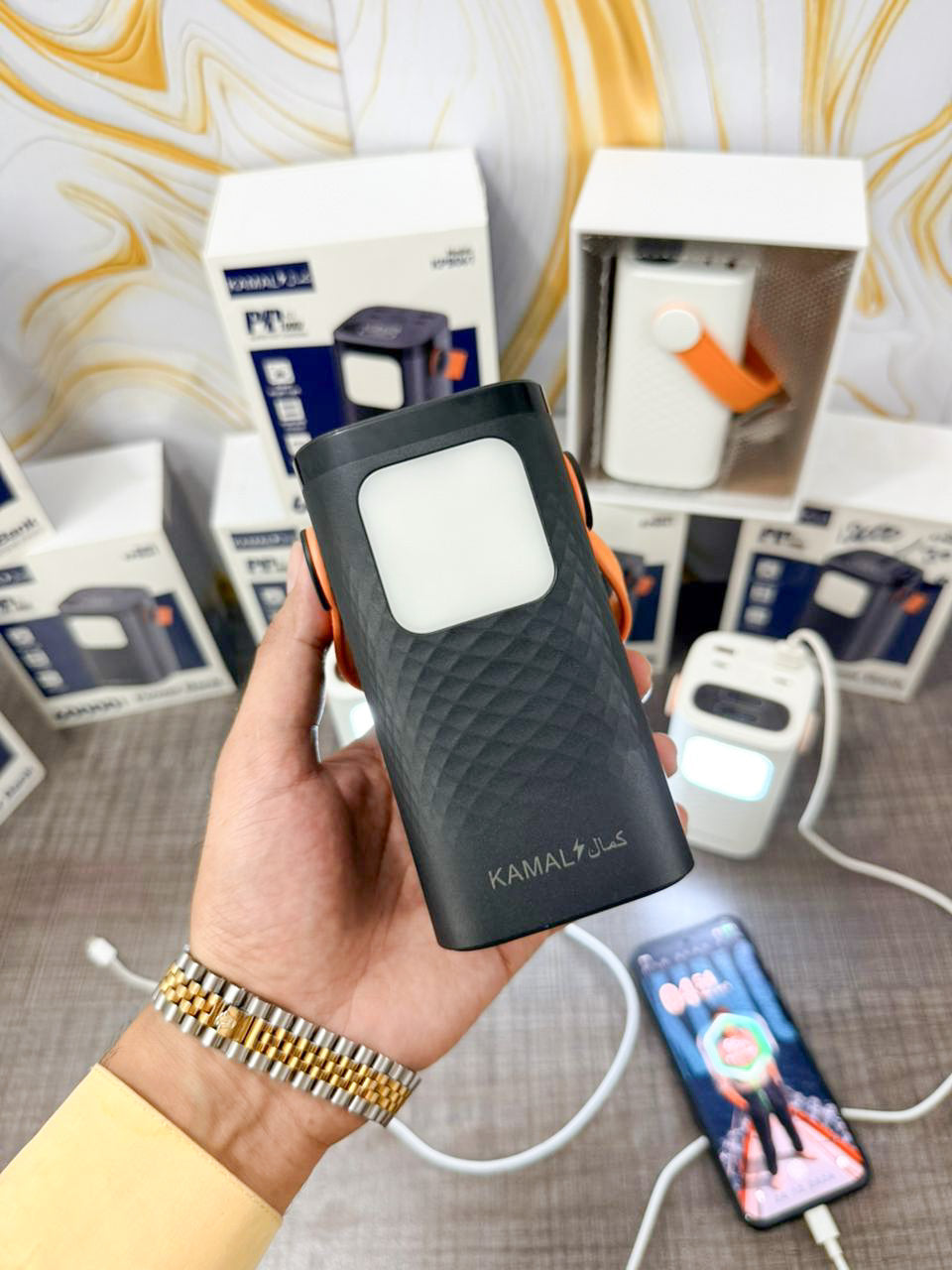 100W Kamal KPB061 Power 60000Mah For Laptop + Mobile Fast Charging