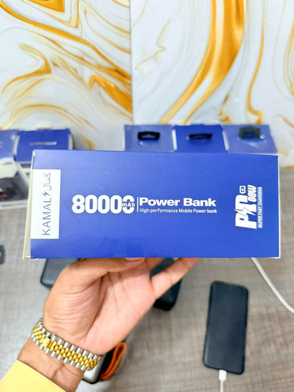 Kamal KPB084 80000mAh 68W Super Fast Charging Power Bank