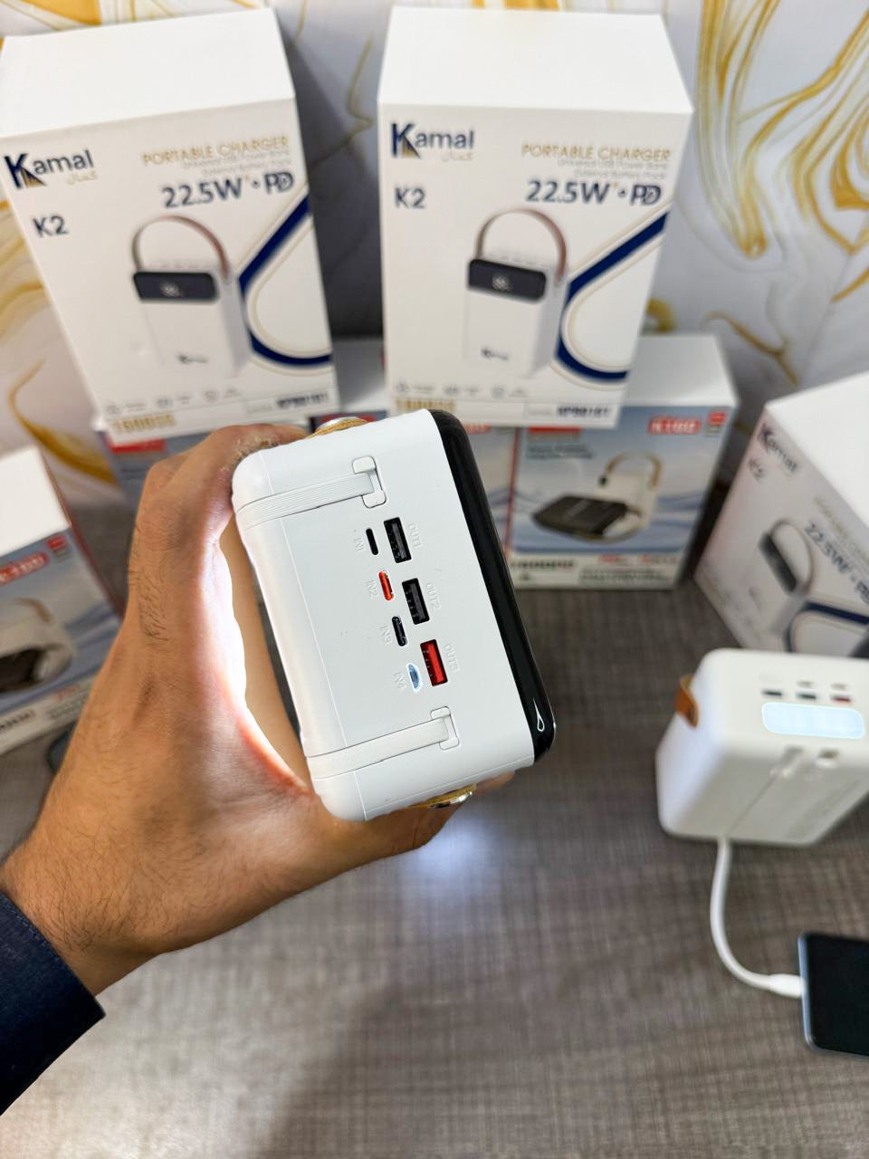 KAMAL LOT Imported KPB0161 - 160 160000mAh Power Bank | 60w 22.5W PD Super Fast Charging