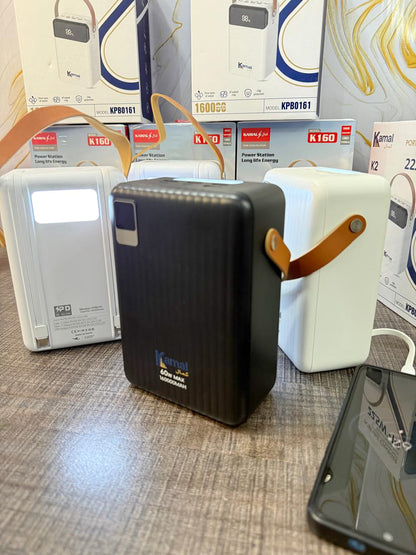 KAMAL LOT Imported KPB0161 - 160 160000mAh Power Bank | 60w 22.5W PD Super Fast Charging