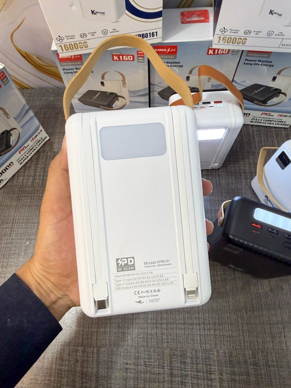 KAMAL LOT Imported KPB0161 - 160 160000mAh Power Bank | 60w 22.5W PD Super Fast Charging