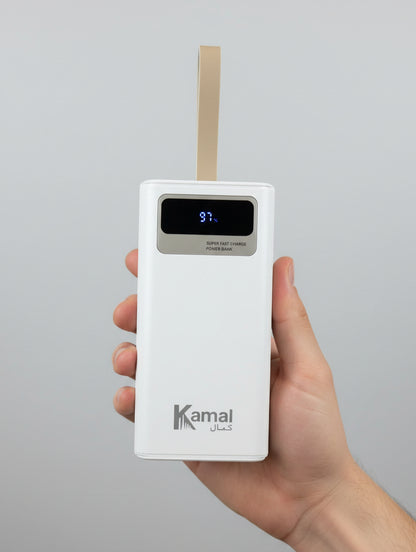 Kamal KPB80 UltraCharge Power Bank - 80000mAh | 80W Fast Charging | PD 22.5W