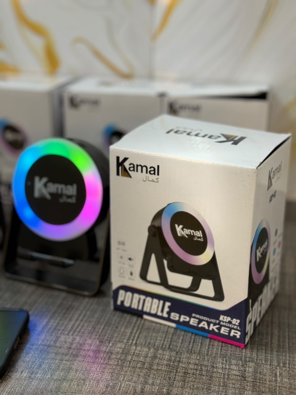 1 Year Warranty Kamal ESP-02 Portable Deep Bass & Phone Holder