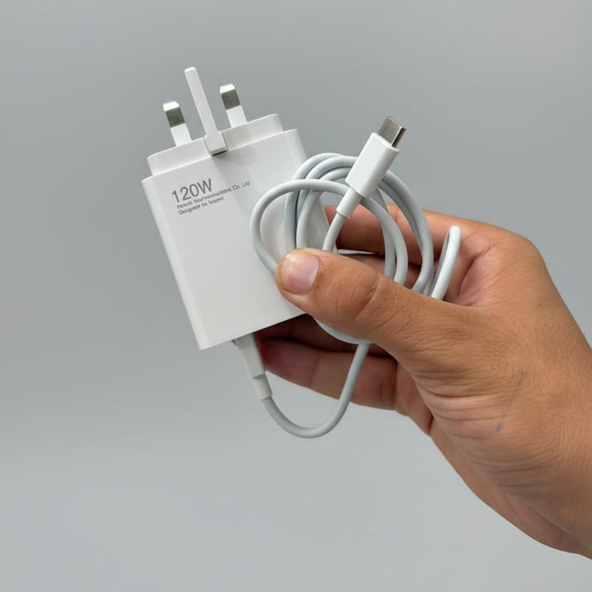 1 Year Warranty Xiaomi 120W Power Adapter with USB-C Cable - Fast Charging