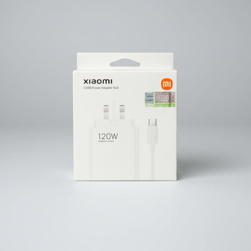 1 Year Warranty Xiaomi 120W Power Adapter with USB-C Cable - Fast Charging