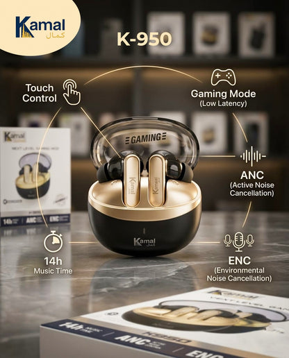 (Touch Camera) Kamal K950 Next-Level Gaming Earbuds – ZERO PAIN