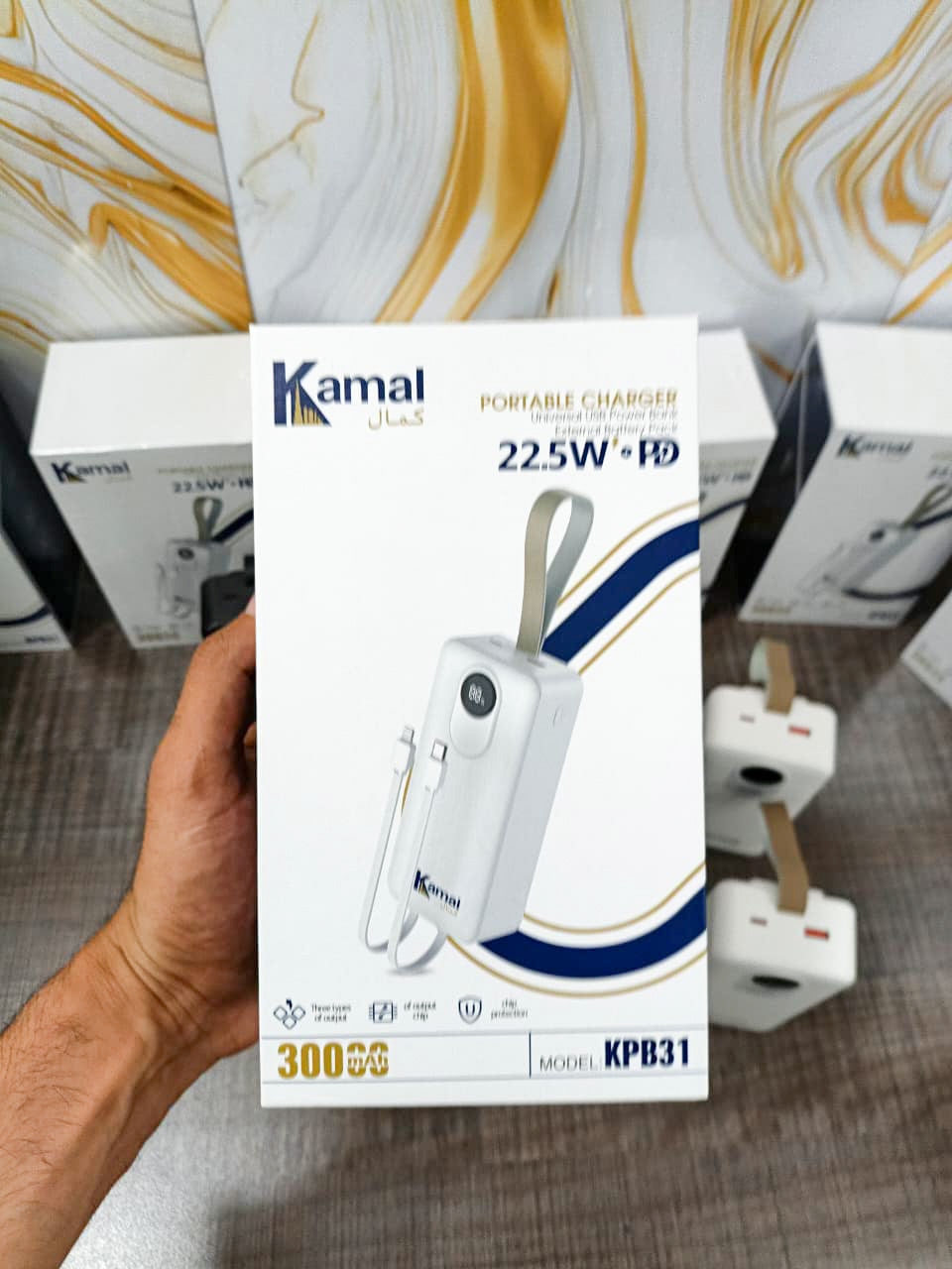 Kamal KPB31 30,000mAh Portable Power Bank (22.5W PD).