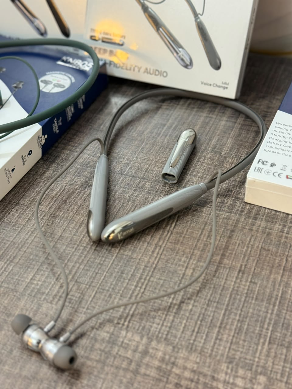 1 Year Warranty Kamal KNB05 Bluetooth Neckband Deep Bass & HD Calls