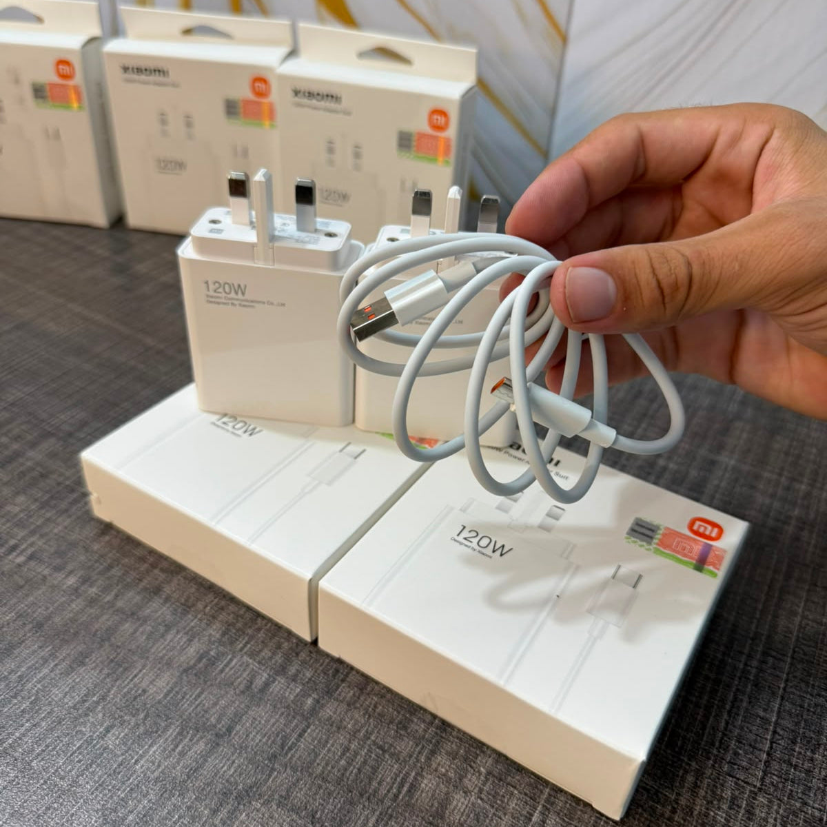 1 Year Warranty Xiaomi 120W Power Adapter with USB-C Cable - Fast Charging