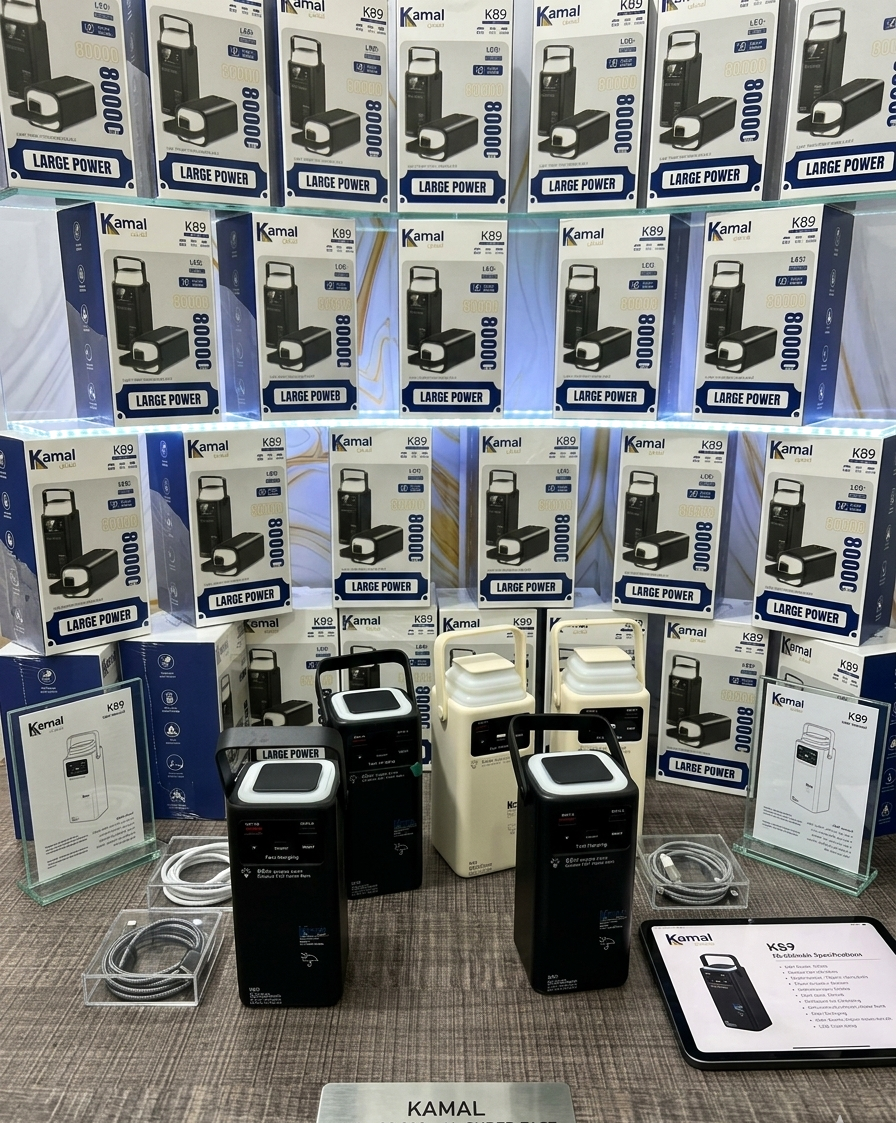 The Titan 80K Full Lithium Ultra-High Capacity 65W Fast Powerbank