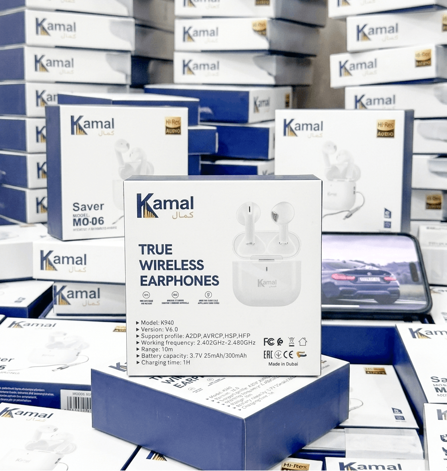 Quality Product Kamal Saver K940 Wireless Earbuds! 40 Hours Battery