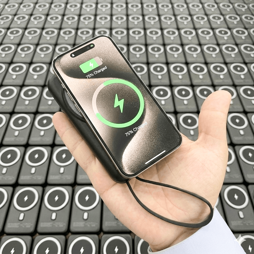 Kamal KPB13 MagSafe Power Bank.10,000mAh Capacity Magnetic Charging