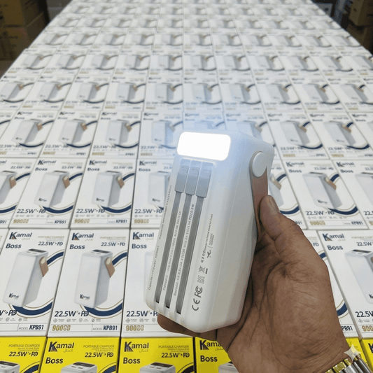 Kamal BOSS 90,000mAh KPB91 Dual Fast Charging: Supports both 22.5W Fast Charging