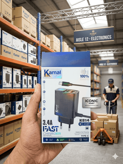 Kamal K812 Type C 3.4A Super Fast PD Wall Charger