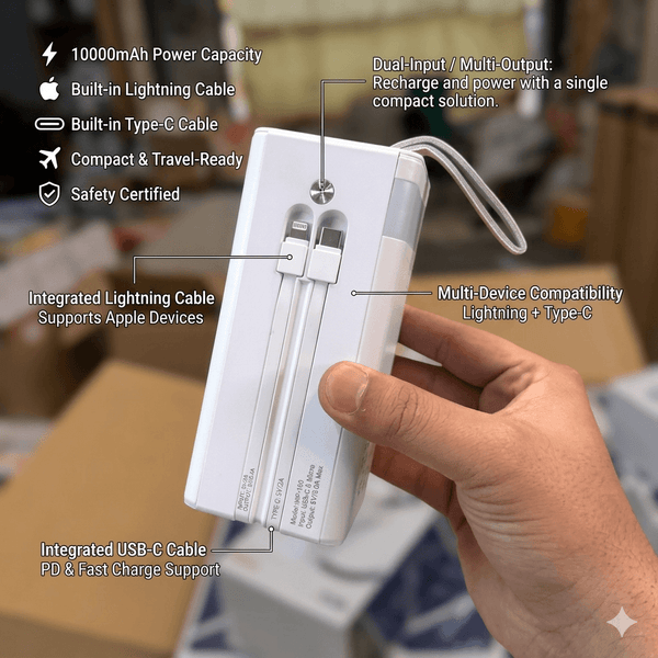 The Powerhouse: Kamal 80,000mAh Ultra-High Capacity 22.5W Fast Charging Power Bank