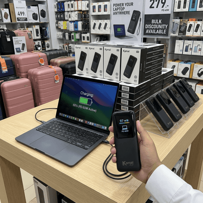 100W High Power Output with Laptop Support to charge