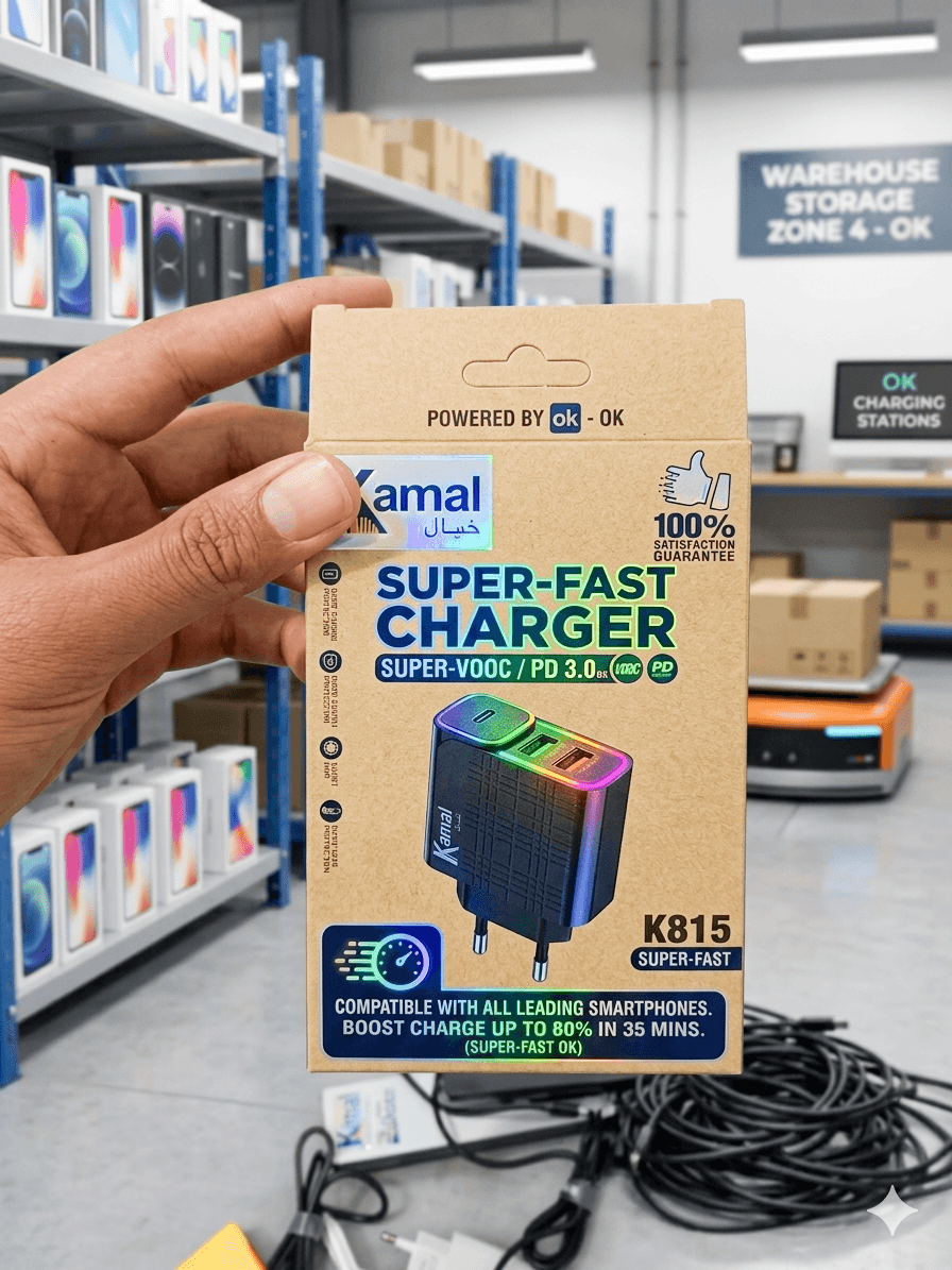 Kamal K812 Type C 3.4A Super Fast PD Wall Charger