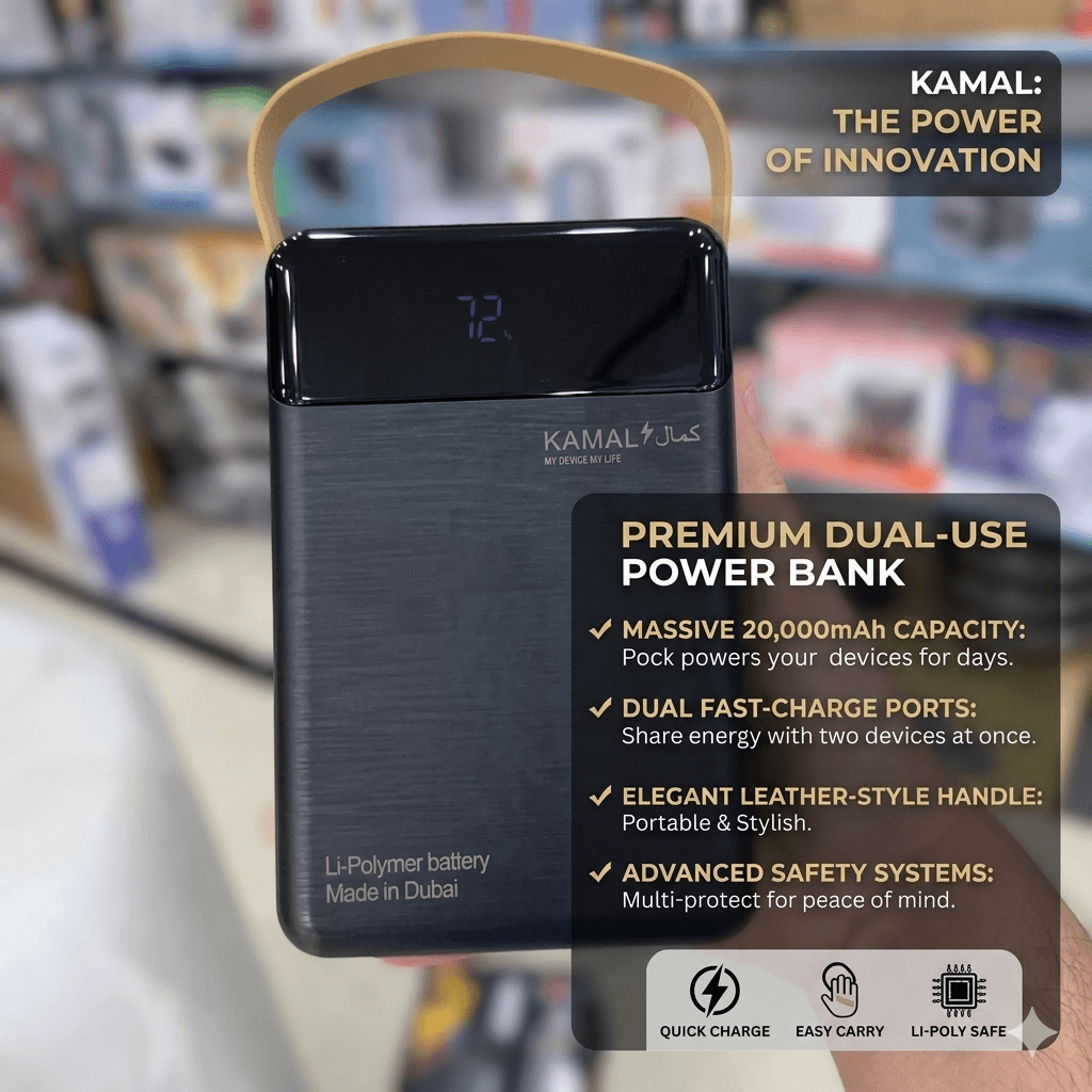 Massive Capacity 160,000mAh,  88W Super Fast Charging 9-layer protection  KPB-0161,