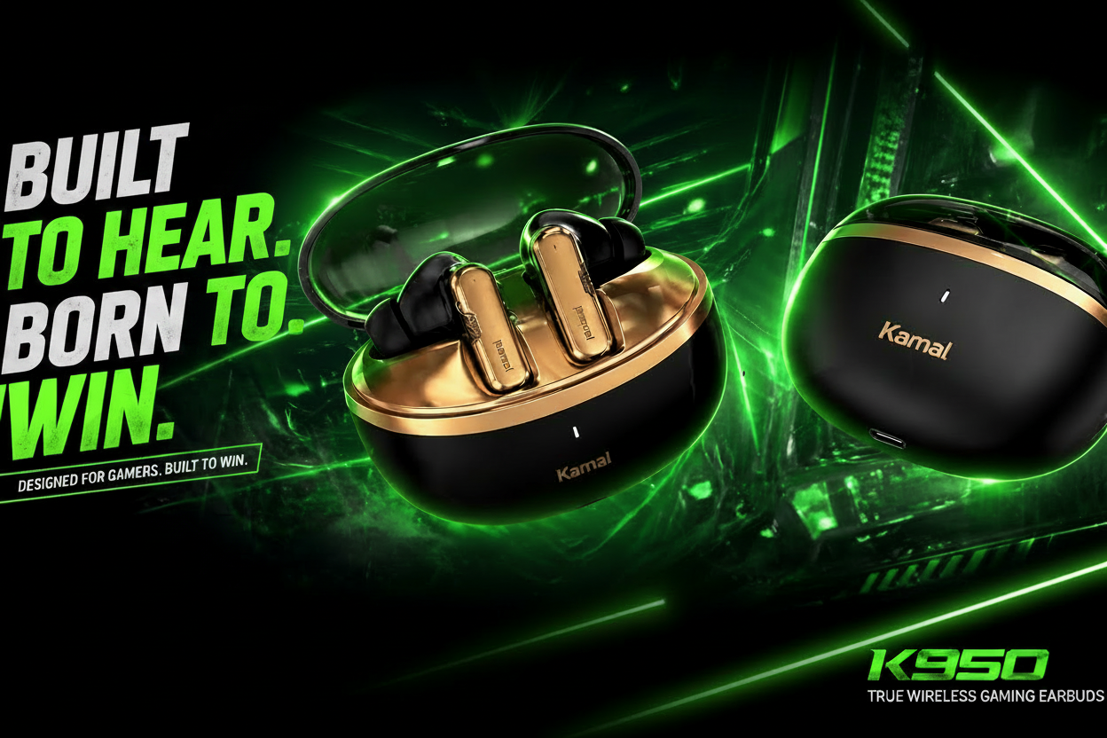 K950 Banner - Built To Hear Born To Win