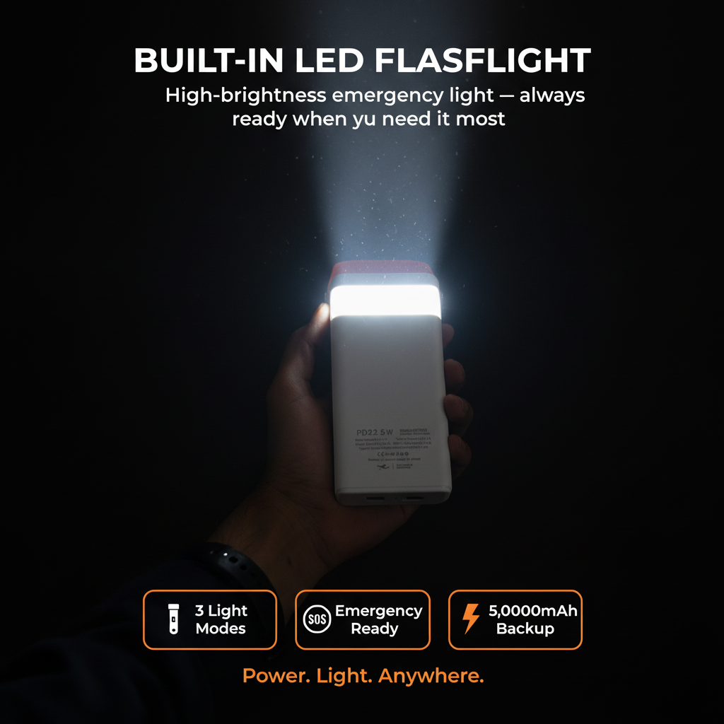 KPB53 Emergency LED Flashlight Slide